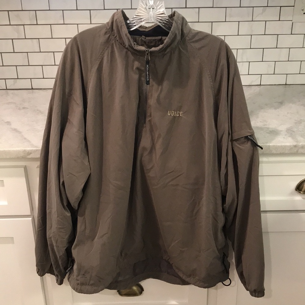 Stormtech Jacket Mens Large‎ Brown Nylon Coat Pockets Gorpcore Hiking Hunting